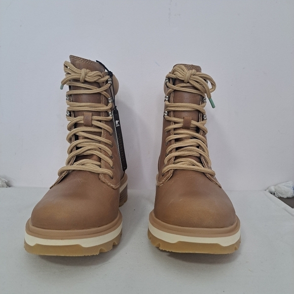 Sorel Lennox lace stkd waterproof boot brown 9.5 NWT - Picture 5 of 8